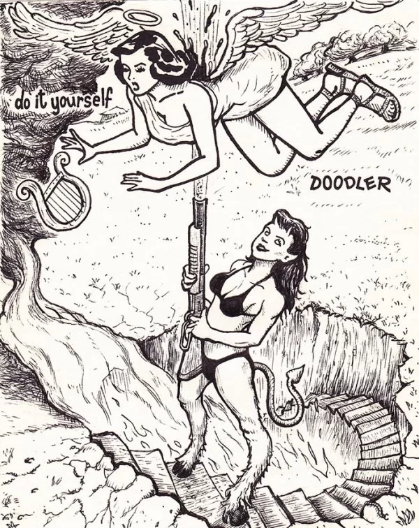 Desafío termina el dibujo por David Jabl...
